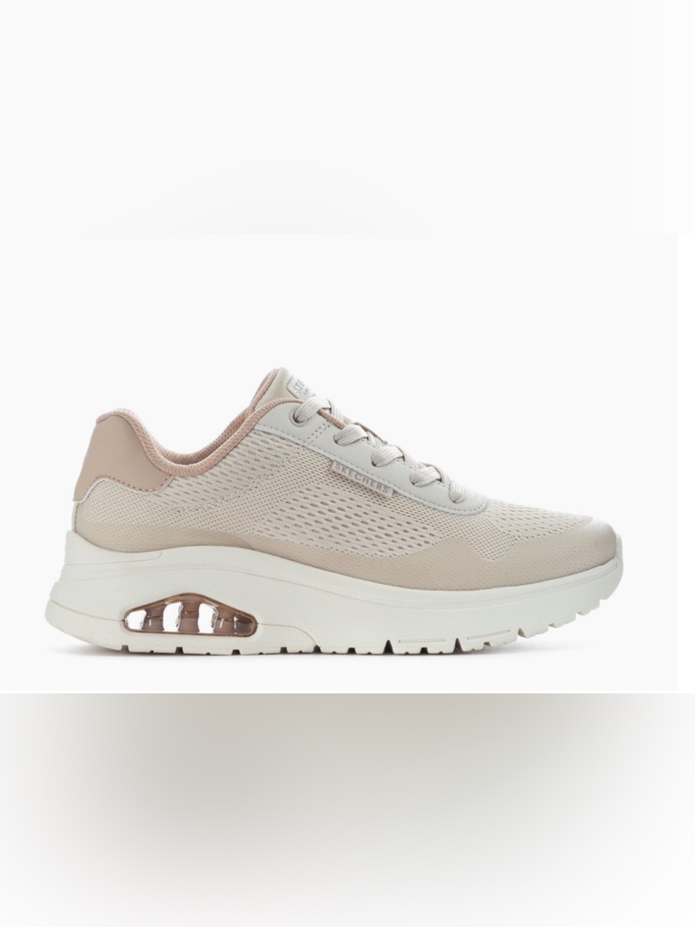 Skechers Mesh Air-Cushion Sneaker NIB in Taupe